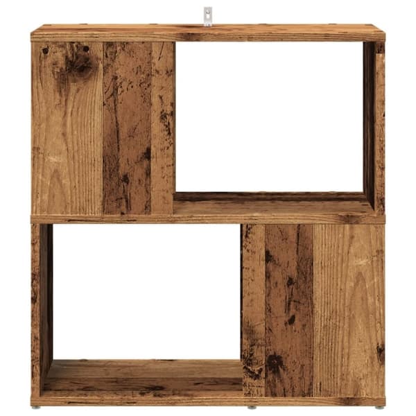 vidaXL Kirjahylly vanhaa puuta 60x24x63 cm lastulevy