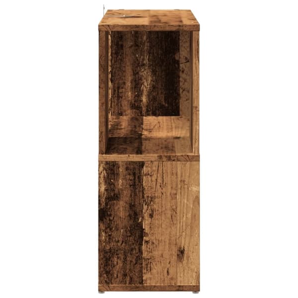 vidaXL Bokhylle gammelt tre 60x24x63 cm konstruert tre