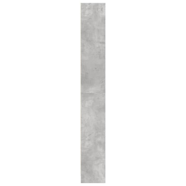 vidaXL Bokhylle betonggrå 80x24x176 cm konstruert tre