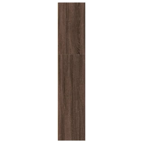 vidaXL bogreol 40x30x152 cm konstrueret træ brun egetræsfarve