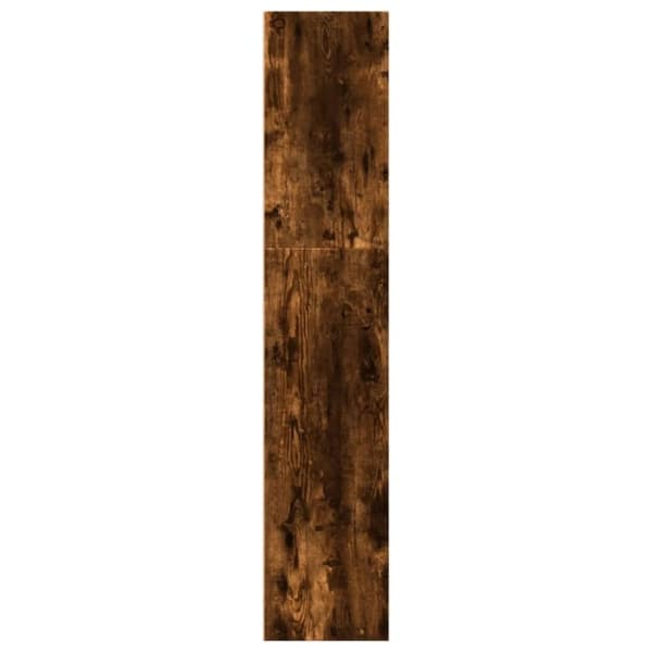 vidaXL Bokhylle røkt eik 40x30x152 cm konstruert tre