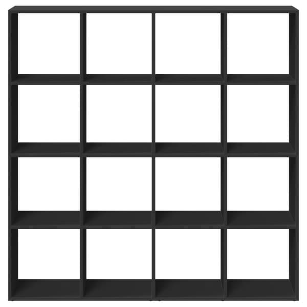 vidaXL bogskab 137,5x29x137,5 cm konstrueret træ sort