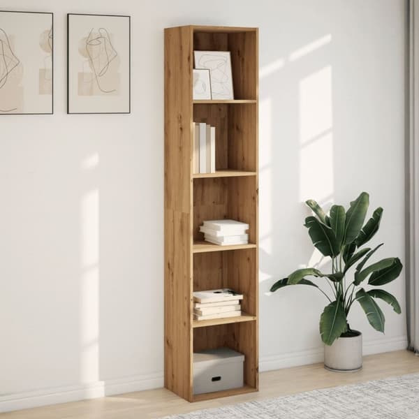 vidaXL bogreol 40x30x189 cm konstrueret træ kunsteg