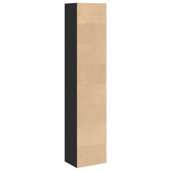 vidaXL bogreol 40x30x189 cm konstrueret træ sort