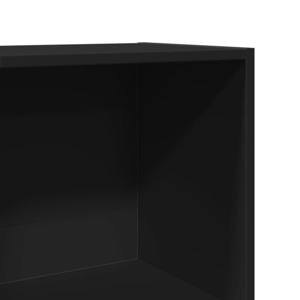vidaXL bogreol 40x30x189 cm konstrueret træ sort