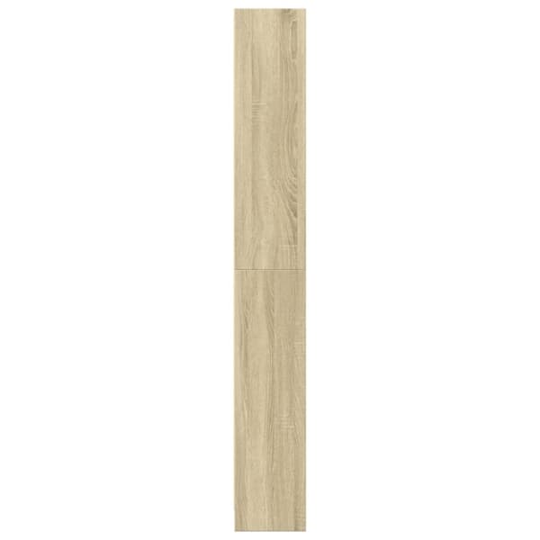 vidaXL bogreol 80x24x176 cm konstrueret træ sonoma-eg
