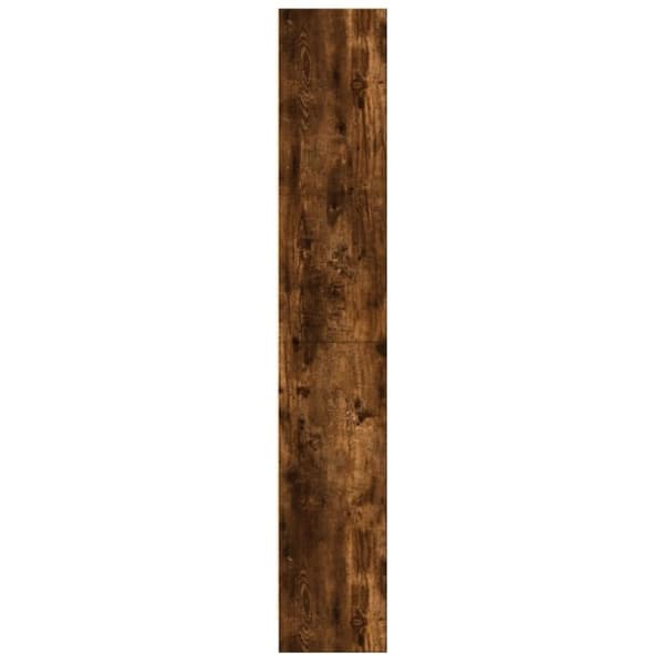 vidaXL Kirjahylly savutammi 60x24x143 cm tekninen puu
