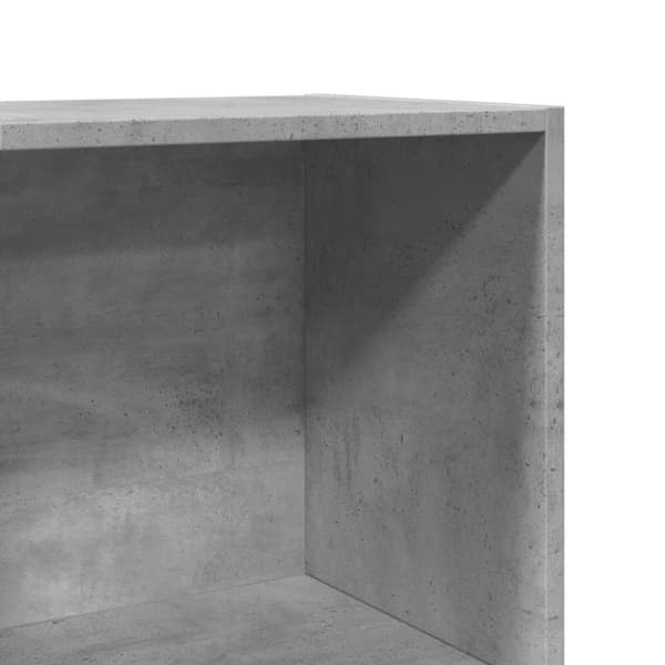 vidaXL bogreol 40x30x189 cm konstrueret træ betongrå