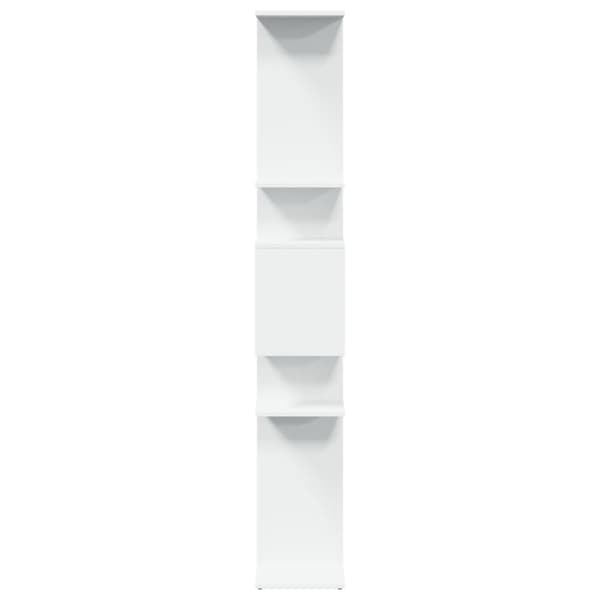 vidaXL Kirjahylly valkoinen 92x29x188 cm lastulevy