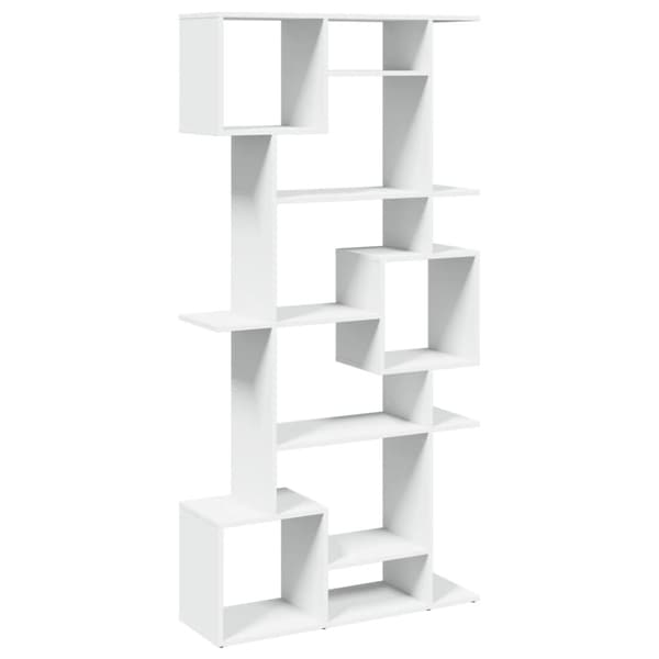 vidaXL Kirjahylly valkoinen 92x29x188 cm lastulevy