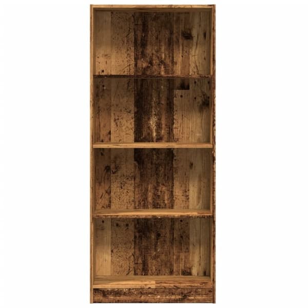 vidaXL Bokhylle gammelt tre 60x24x143 cm konstruert tre