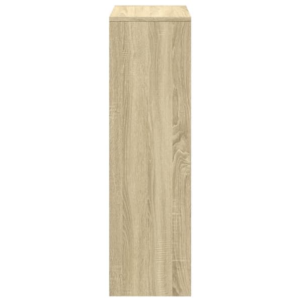 vidaXL bogreol/rumdeler 99x29x99cm 3niveauer konstrueret træ sonoma-eg