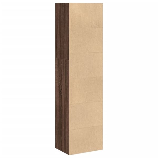 vidaXL Bokhylle brun eik 40x30x152 cm konstruert tre