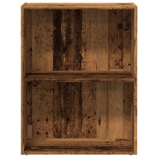 vidaXL bogreol 60x30x77 cm konstrueret træ gammelt trælook