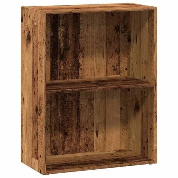 vidaXL bogreol 60x30x77 cm konstrueret træ gammelt trælook