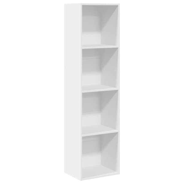 vidaXL bogreol 40x30x152 cm konstrueret træ hvid