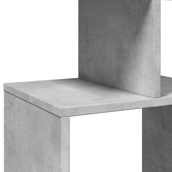 vidaXL Bokhylle betonggrå 92x29x188 cm konstruert tre