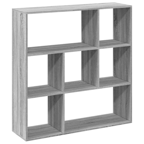 vidaXL bogreol/rumdeler 102x29x103,5 cm konstrueret træ grå sonoma-eg
