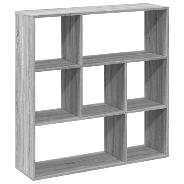 vidaXL bogreol/rumdeler 102x29x103,5 cm konstrueret træ grå sonoma-eg