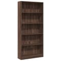 Miniatyrbilde 3 av 11: vidaXL Bokhylle brun eik 80x24x176 cm konstruert tre