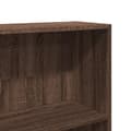 Miniatyrbilde 8 av 11: vidaXL Bokhylle brun eik 80x24x176 cm konstruert tre
