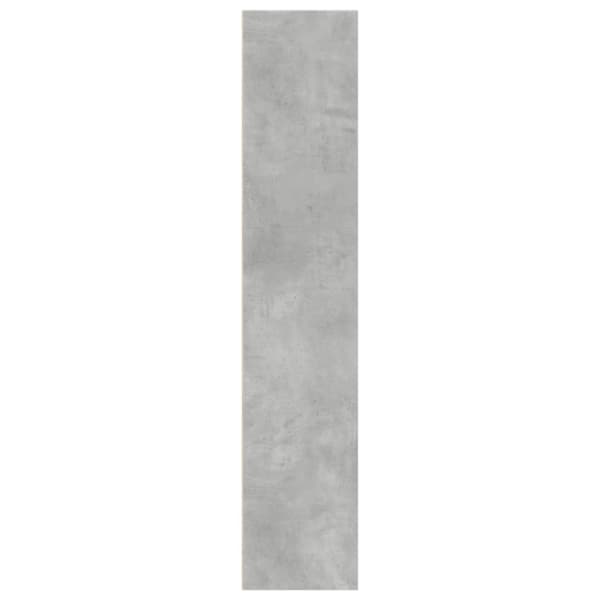 vidaXL Bokhylle betonggrå 40x30x152 cm konstruert tre