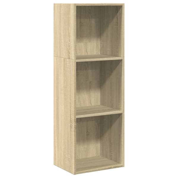 vidaXL Kirjahylly Sonoma-tammi 40x30x114 cm tekninen puu