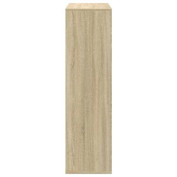 vidaXL Huoneenjakaja/kirjahylly Sonoma 69,5x29x103,5 cm tekninen puu
