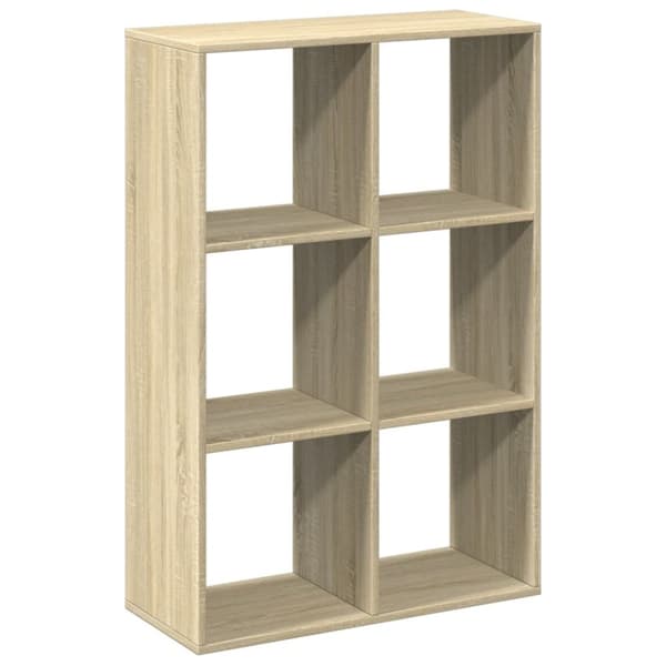 vidaXL Huoneenjakaja/kirjahylly Sonoma 69,5x29x103,5 cm tekninen puu