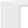 Pikkukuva 9 / 11: vidaXL Kirjahylly valkoinen 137,5x29x137,5 cm lastulevy