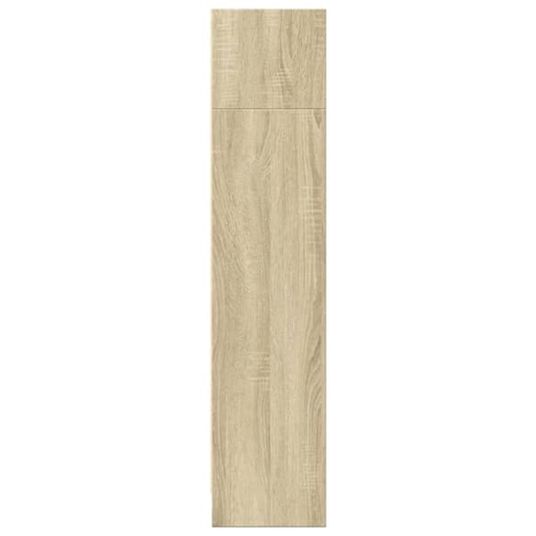 vidaXL bogreol 80x24x109 cm konstrueret træ sonoma-eg