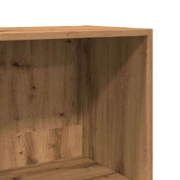 vidaXL Bokhylle artisan eik 40x30x152 cm konstruert tre