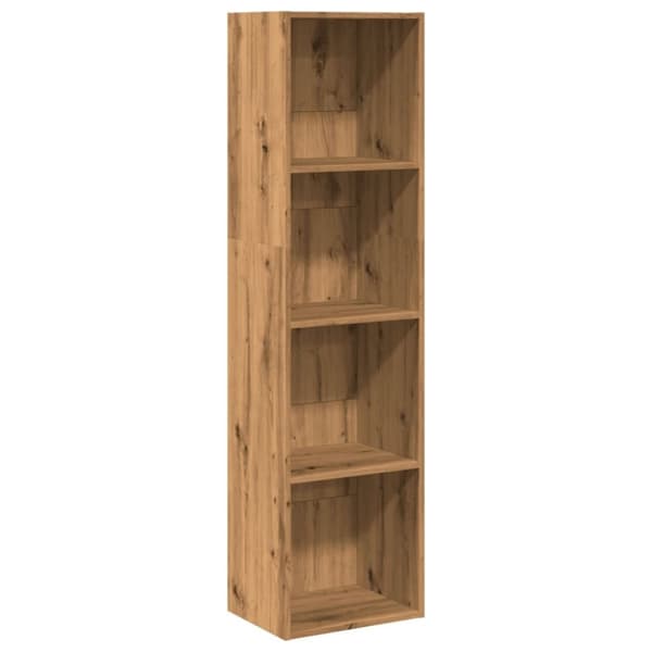 vidaXL Bokhylle artisan eik 40x30x152 cm konstruert tre