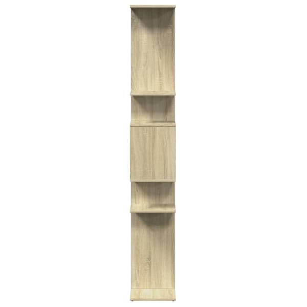 vidaXL bogskab 92x29x188 cm konstrueret træ sonoma-eg