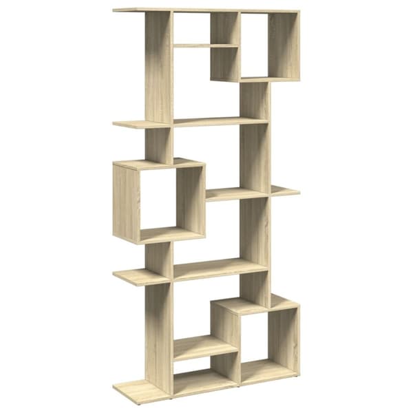 vidaXL bogskab 92x29x188 cm konstrueret træ sonoma-eg