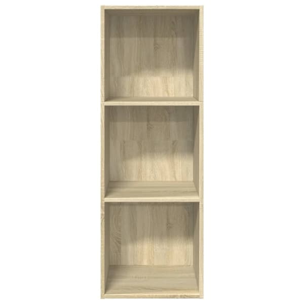 vidaXL Bokhylla sonoma-ek 40x30x114 cm konstruerat trä