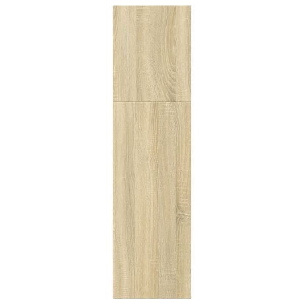 vidaXL Bokhylla sonoma-ek 40x30x114 cm konstruerat trä