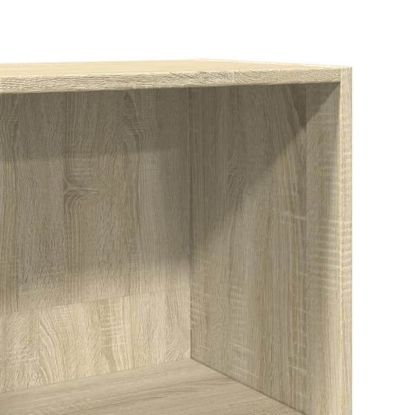 vidaXL Bokhylla sonoma-ek 40x30x114 cm konstruerat trä