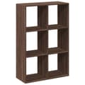 Miniatyrbilde 1 av 11: vidaXL Romdeler bokhylle brun eik 69,5x29x103,5 cm konstruert tre