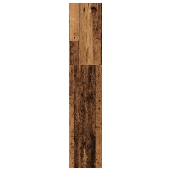 vidaXL Bokhylla åldrat trä 40x30x152 cm konstruerat trä