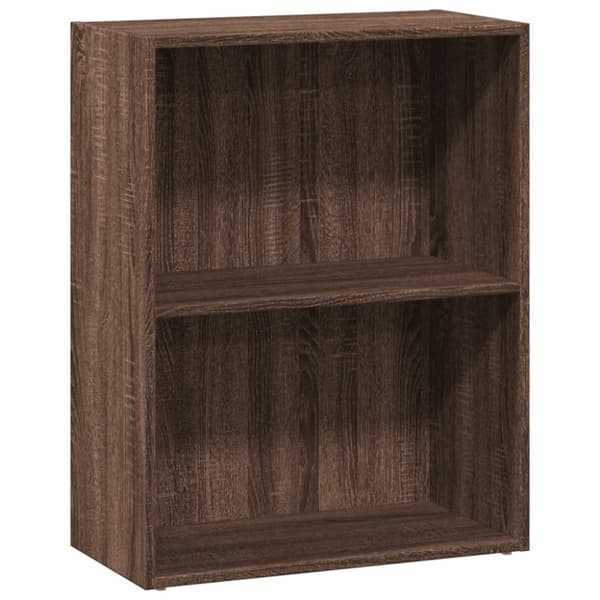 vidaXL Kirjahylly ruskea tammi 60x30x77 cm tekninen puu