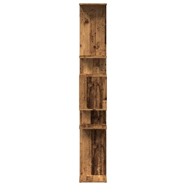 vidaXL bogreol 92x29x188 cm konstrueret træ røget egetræ
