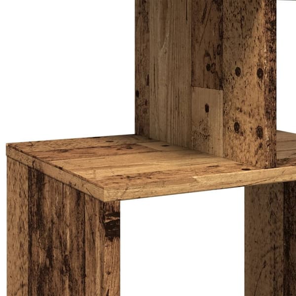 vidaXL bogreol 92x29x188 cm konstrueret træ røget egetræ