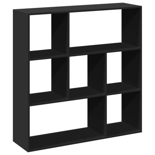 vidaXL bogreol/rumdeler 102x29x103,5 cm konstrueret træ sort