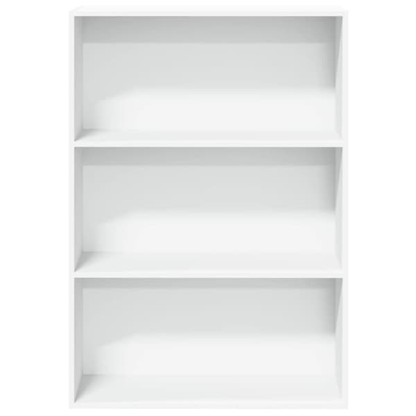 vidaXL bogreol 80x30x114 cm konstrueret træ hvid