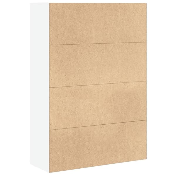 vidaXL bogreol 80x30x114 cm konstrueret træ hvid