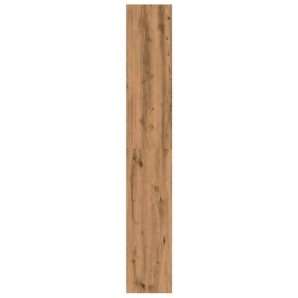 vidaXL bogreol 80x30x189 cm konstrueret træ egetræslook