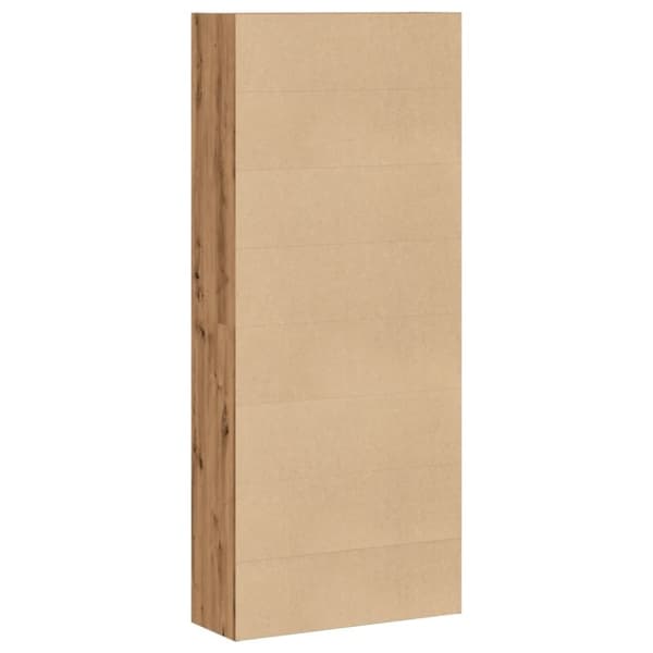 vidaXL bogreol 80x30x189 cm konstrueret træ egetræslook