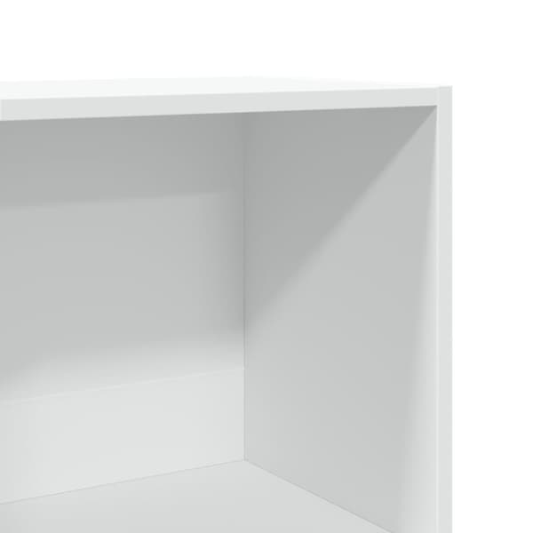 vidaXL bogreol 40x30x114 cm konstrueret træ hvid