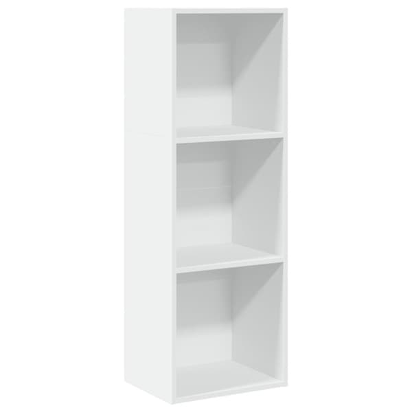 vidaXL bogreol 40x30x114 cm konstrueret træ hvid